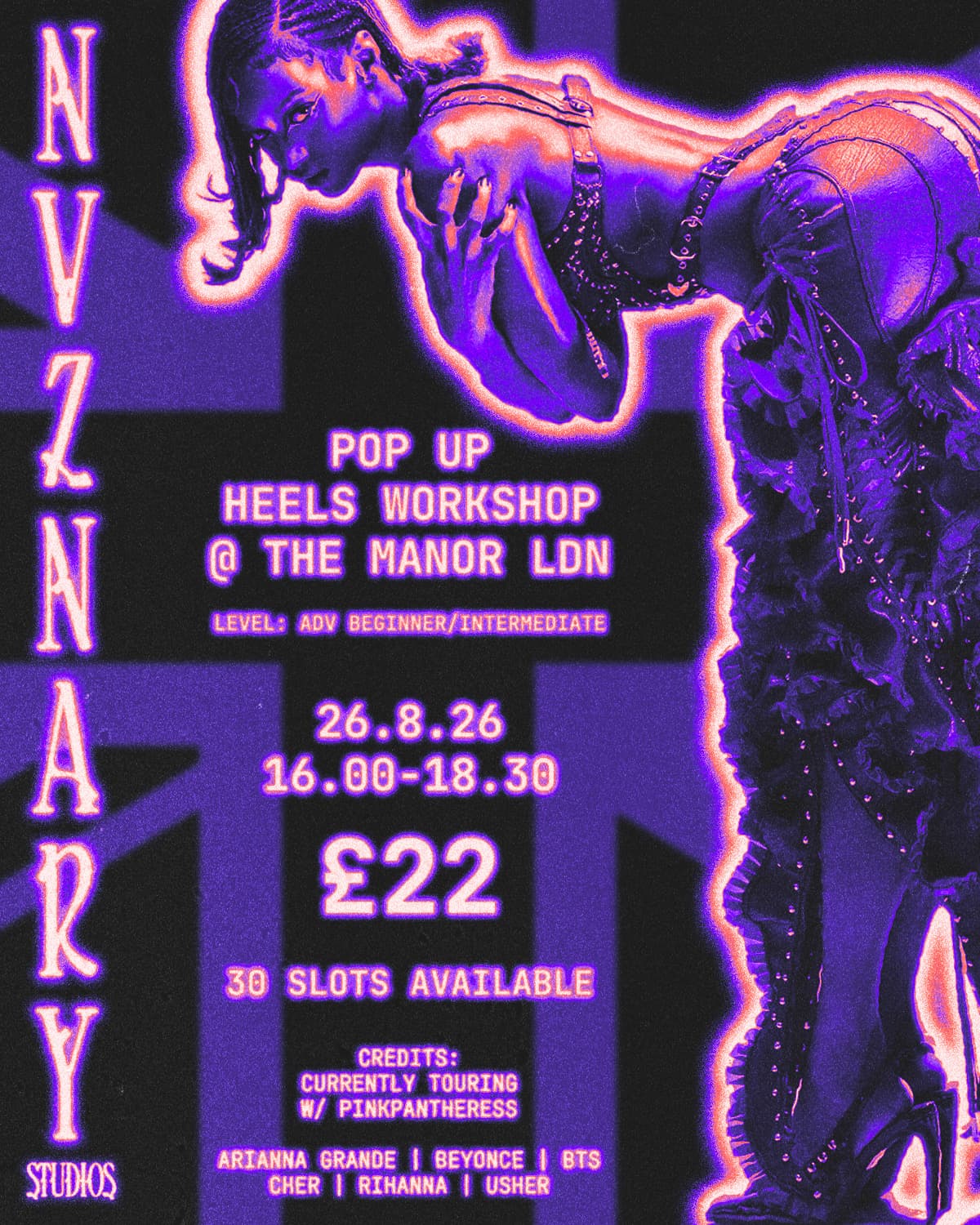 NVZNARY STUDIOS - HEELS WORKSHOP WITH NV