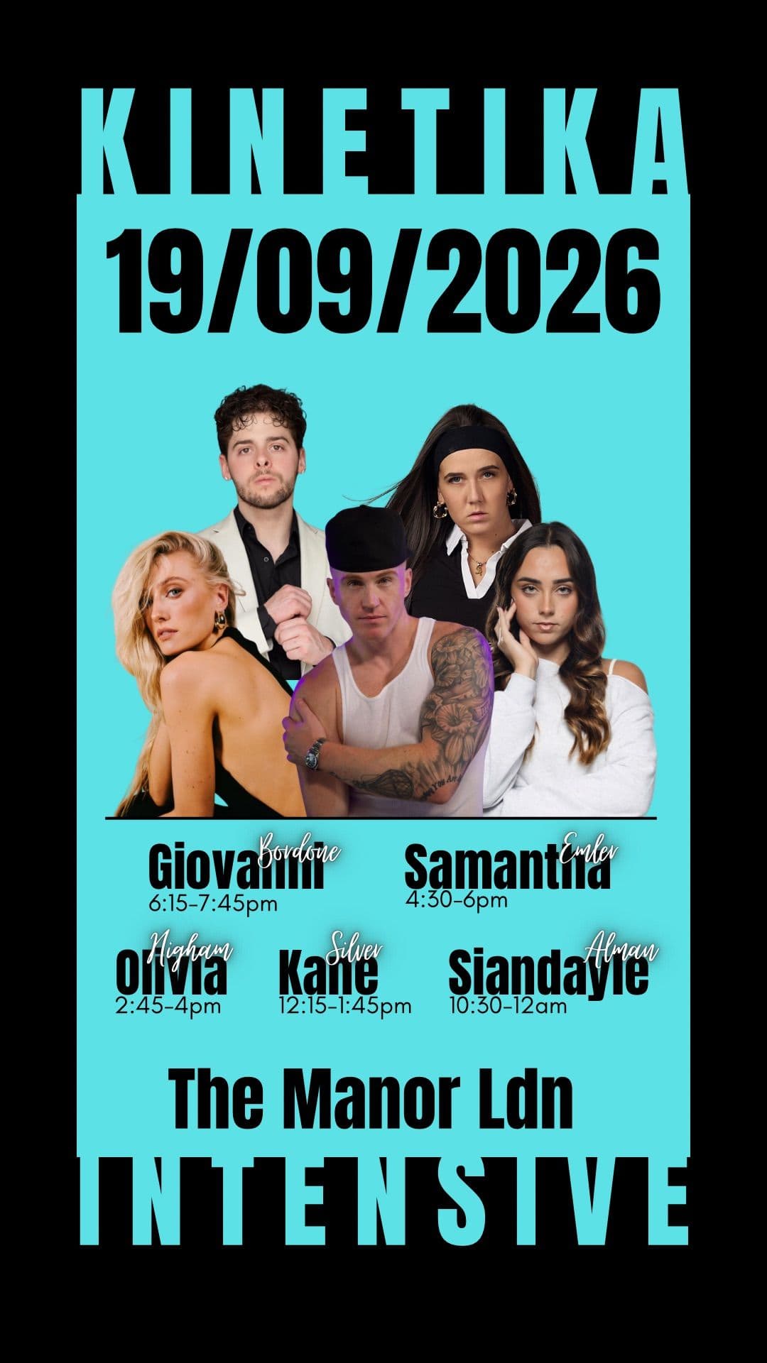 Kinetika Dance Intensive – The Premiere 2026