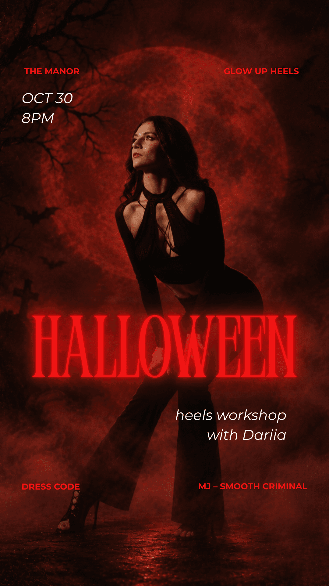 Halloween Heels Workshop with Dariia «Glow Up Heels»