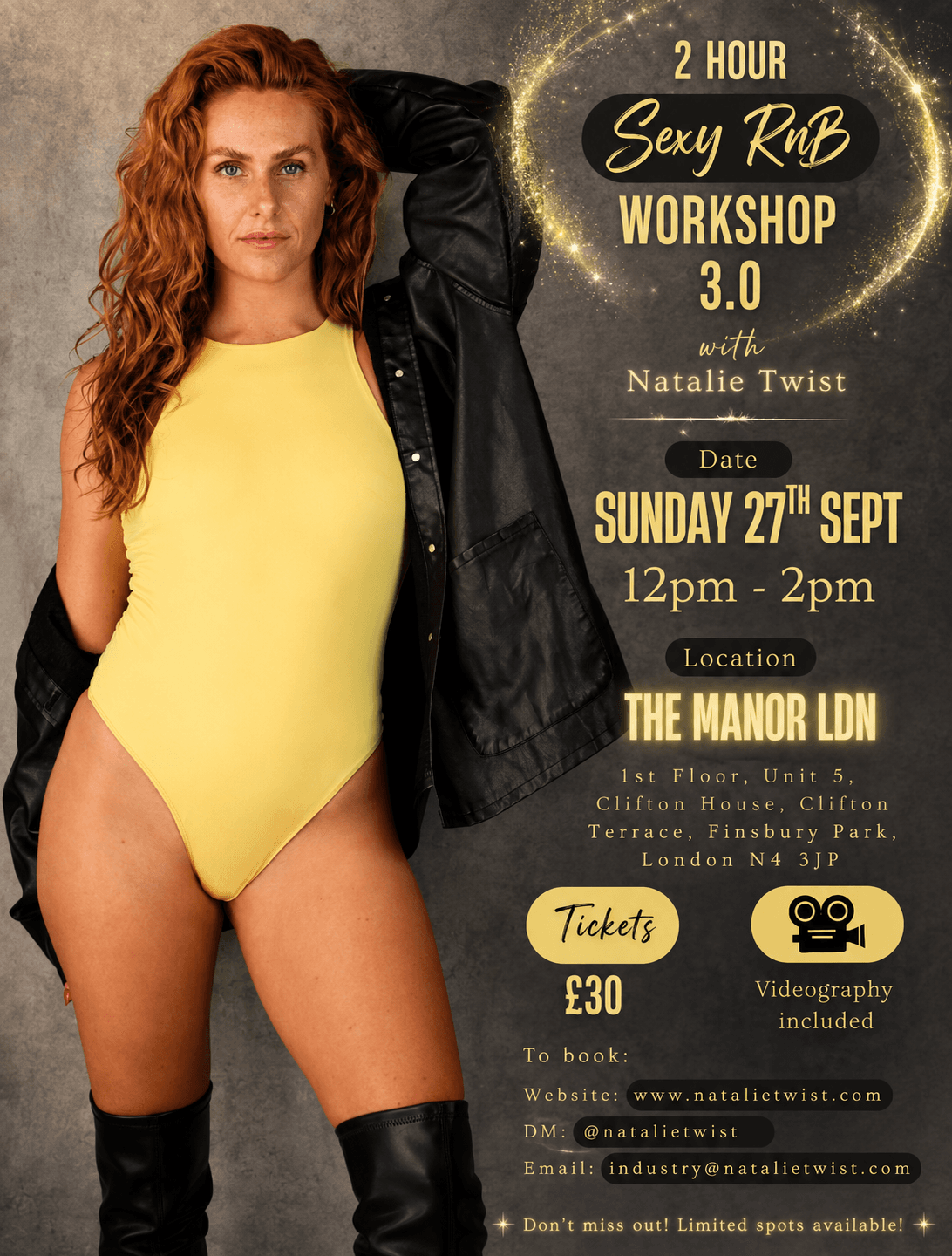 Sexy RnB 3.0 Workshop with Natalie Twist