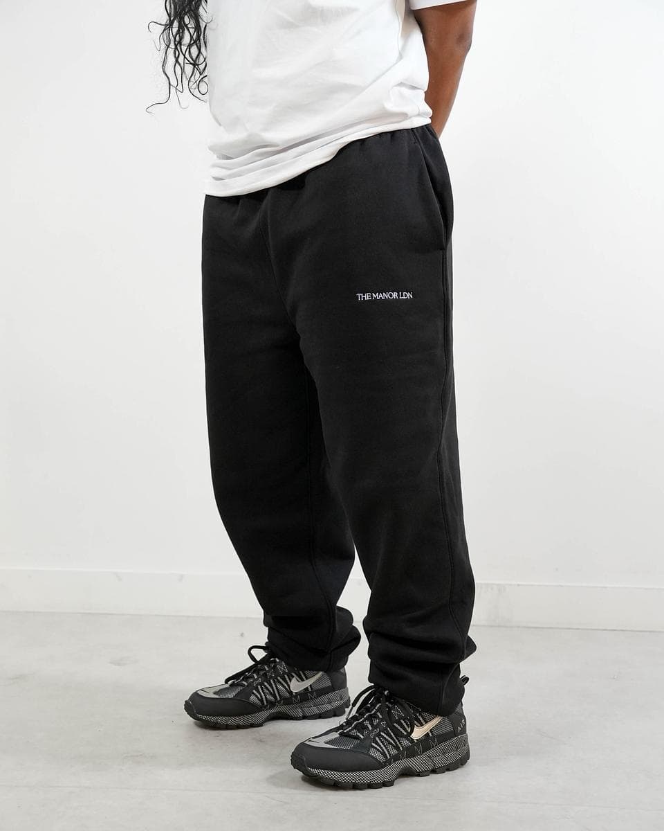 Black Manor LDN Lavender Logo Joggers